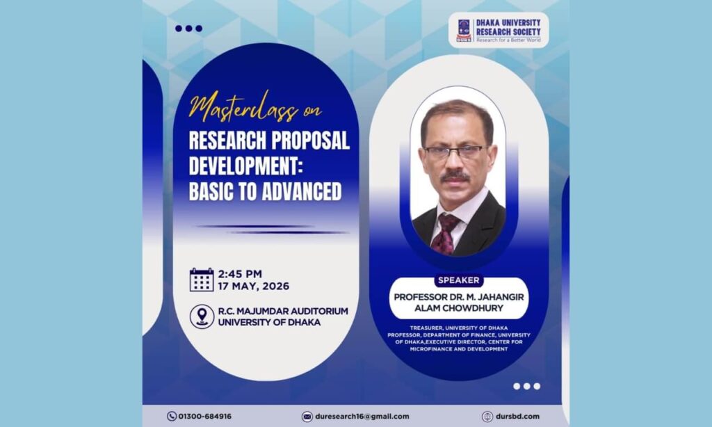 Masterclass on Research Proposal Development: Basic to Advanced