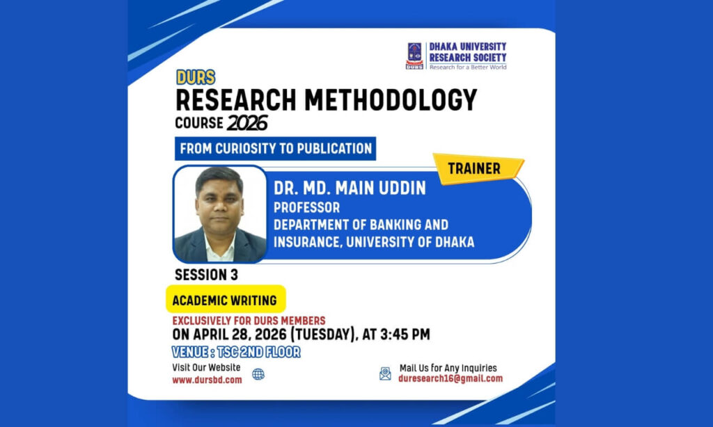 Research Methodology Course 2026 – Session 3: Academic Writing