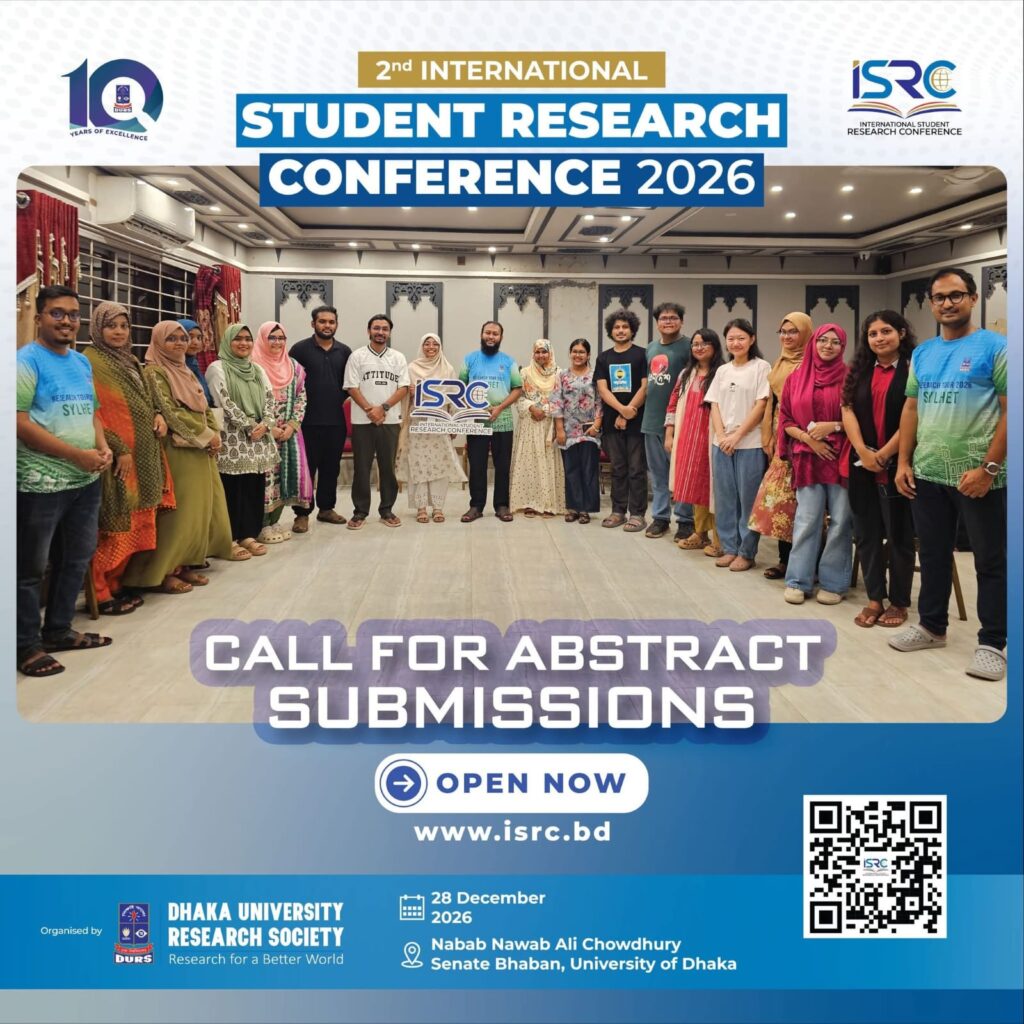 [CALL FOR ABSTRACT SUBMISSIONS | 2nd International Student Research Conference 2026]